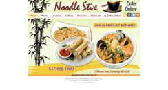 Desktop Screenshot of noodlestixchinese.com